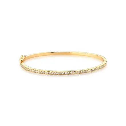 Bracelete Redondo com Zircônias