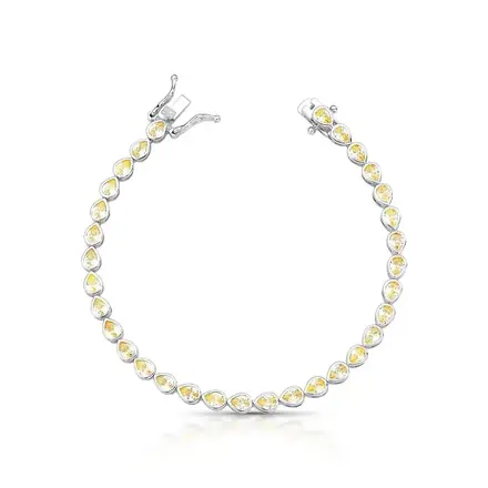 Pulseira com Cristais de Gota