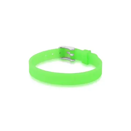 Pulseira Kids Esteira Emborrachada em Aço