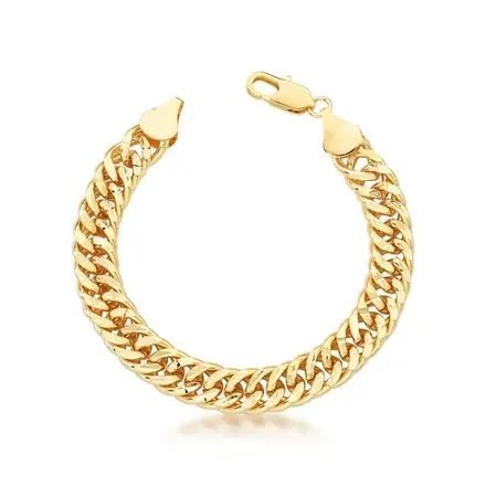 Pulseira Lisa com Elos Groumet