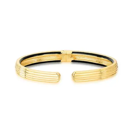 Bracelete Trabalhado com Detalhe Esmaltado