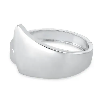 Bracelete Geométrico Curvo com Fecho Ímã