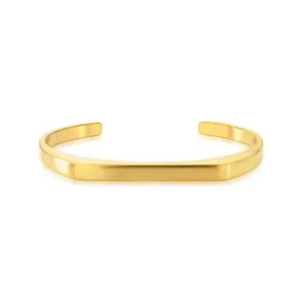 Bracelete com Abertura Quadrado Acetinado