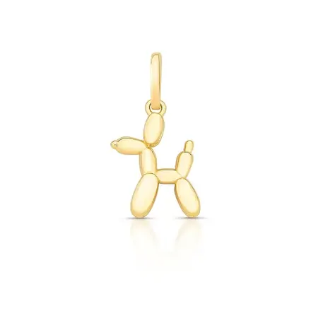Pingente de Cachorro Liso e com Fecho