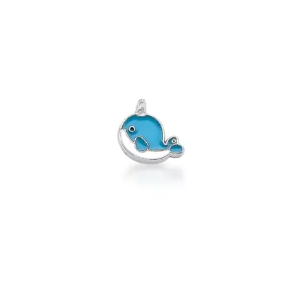 Pingente Esteira Kids de Baleia Esmaltado