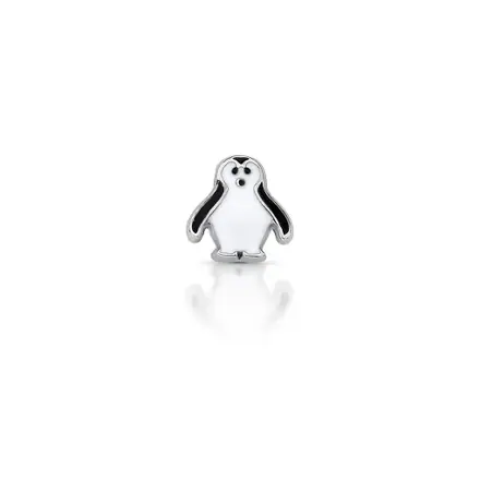 Pingente Esteira Kids de Pinguim Esmaltado