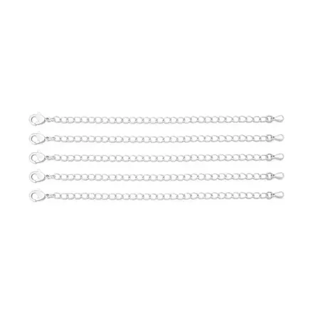Fecho Lagosta com Extensor em Kit de 5 Unidades