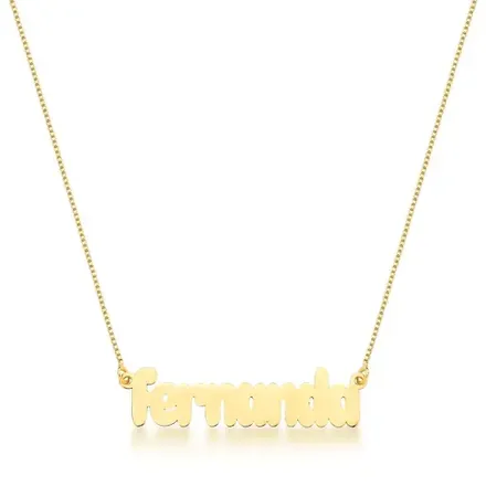Gargantilha Personalizada Nome com até 9 Letras