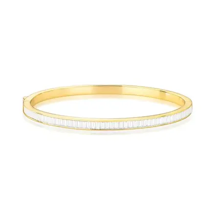 Bracelete com Cristais Baguetes